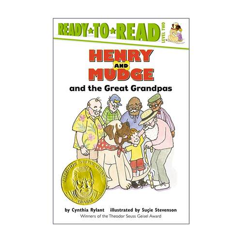 英文原版 Henry and Mudge and the Great Grandpas 亨利和玛吉 准备读分级读物 Ready to Read Level 2 英文版 进口英语原版书籍