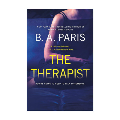 英文原版 The Therapist 治疗师 亚马逊畅销书作者B.A.Paris惊悚小说 英文版 进口英语原版书籍