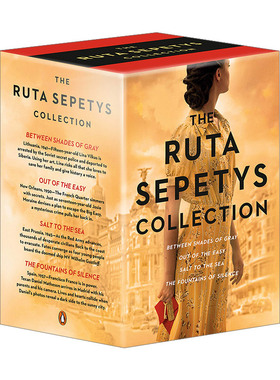 英文原版 The Ruta Sepetys Collection 露塔·苏佩提斯 4册作品集盒装 雪中灰 逃跑的乔茜 至海之盐 寂静之泉 英文版 进口英语书