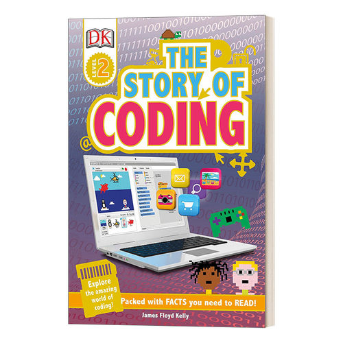 DK Readers Level 2-The Story of Coding DK分级读物L2进口原版英文书籍