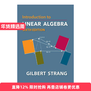 英文原版 Introduction to Linear Algebra 线性代数导论 第六版 Gilbert Strang 精装 英文版 进口英语原版书籍