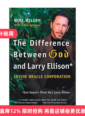 英文原版 The Difference Between God and Larry Ellison 上帝与拉里埃里森的不同 Oracle软件系统公司的秘密 英文版 进口英语书