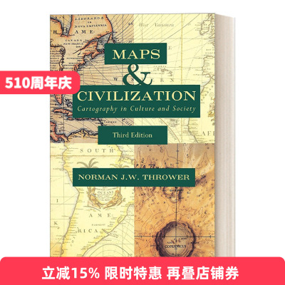 英文原版 Maps and Civilization  Third Edition 地图的文明史 制图学 古根汉姆奖得主Norman J. W. Thrower 英文版 进口英语书籍