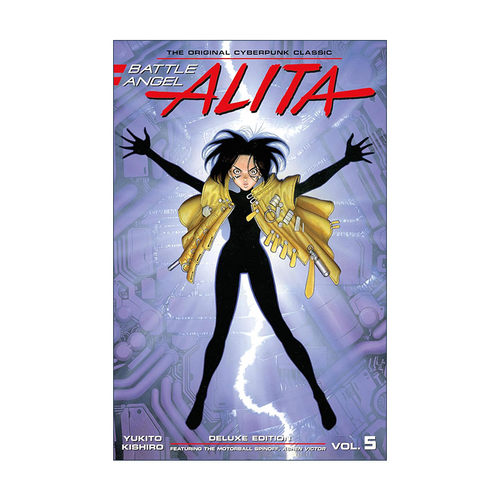 英文原版 Battle Angel Alita Deluxe 5 阿丽塔 战斗天使5 豪华精装收藏版 同名动漫漫画 Yukito Kishiro 英文版进口英语原版书籍