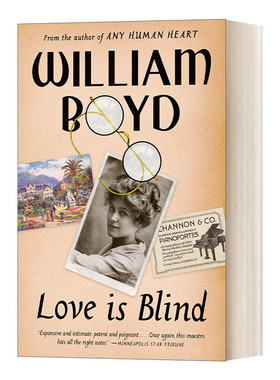 英文原版小说 Love Is Blind A novel Vintage International 爱是盲目的 William Boyd威廉博伊德 英文版 进口英语原版书籍
