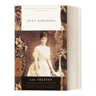 Tolstoy列夫托尔斯泰 进口书籍 Anna 英文版 系列 兰登书屋现代图书馆经典 Leo 安娜卡列尼娜 Karenina 小说 英文原版