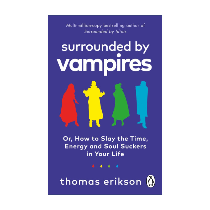 英文原版 Surrounded by Vampires 远离盗你能量之人 托马斯.埃里克森 新作 英文版 进口英语原版书籍