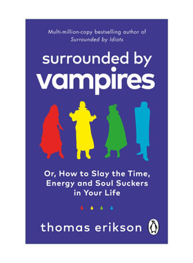 英文原版 Surrounded by Vampires 远离盗你能量之人 托马斯.埃里克森 新作 英文版 进口英语原版书籍