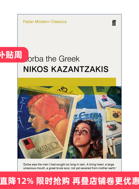 Zorba the Greek 希腊人左巴 尼科斯·卡赞扎基斯 费伯现代经典进口原版英文书籍