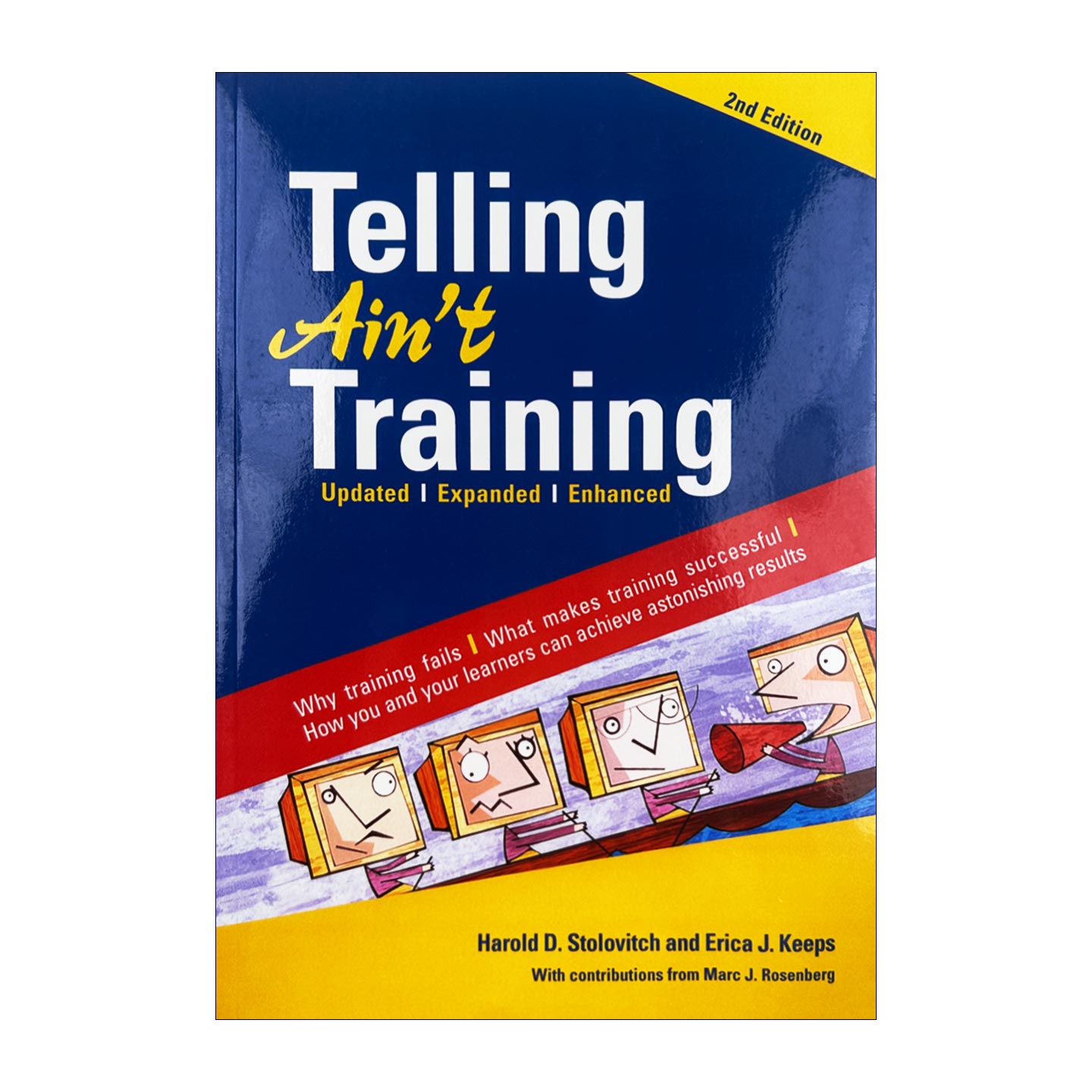 英文原版 Telling Ain't Training 2nd edition 交互式培训 让学习过程变得积极愉悦的成人培训新方法第二版 英文版 进口英语书籍