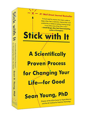 英文原版 Stick with It A Scientifically Prove 如何想到又做到 带来持久改变的7种武器 英文版 进口英语原版书籍