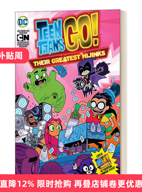 英文原版 Teen Titans Go! Their Greatest Hijinks 少年巨人们走吧 他们最大的弱点 DC漫画 英文版 进口英语原版书籍