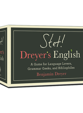 STET! Dreyer's English 不删！ 德雷尔英语 语言爱好者 语法极客和藏书家的游戏进口原版英文书籍