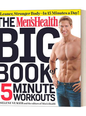 英文原版 The Men's Health Big Book of 15-Minute Workouts 15分钟练出强健体魄 运动健身实用性建议 英文版 进口英语原版书籍