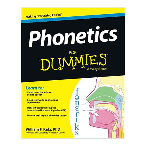 英文原版 Phonetics for Dummies 语音学达人迷 英文版 进口英语原版书籍