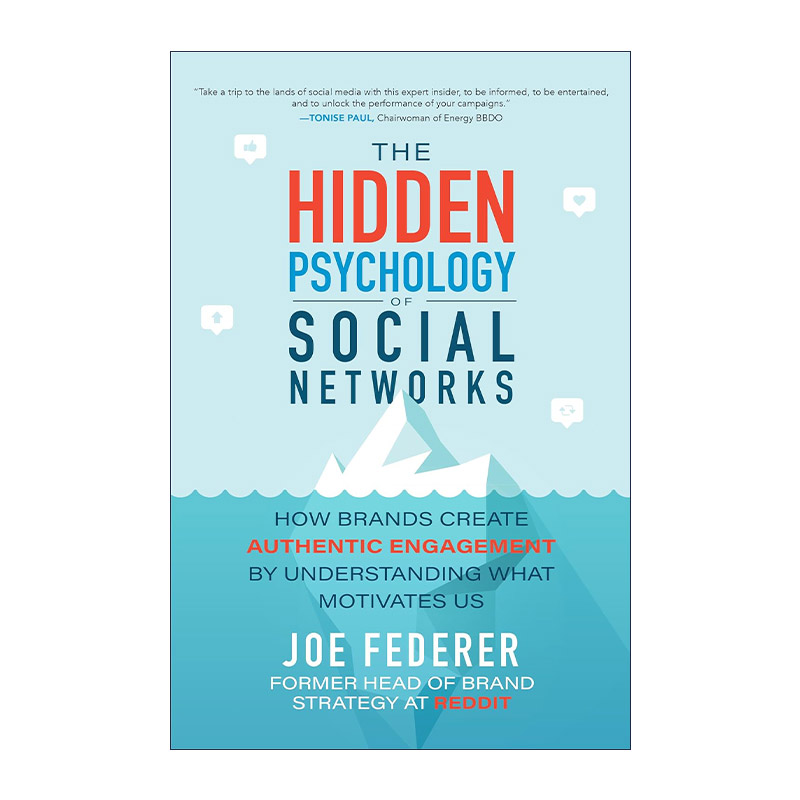 英文原版 Hidden Psychology of Social Networks 模因机器 为什么社交媒体如此有吸引力 精装 Joe Federer 进口英语原版书籍