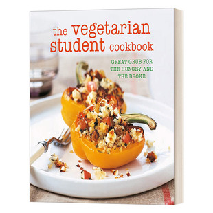 The Vegetarian Student Cookbook  素食学生食谱 新手简易菜谱进口原版英文书籍