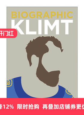 英文原版 Biographic Klimt 克里姆特 象征主义画家 信息图表式精装名人传记 英文版 进口英语原版书籍