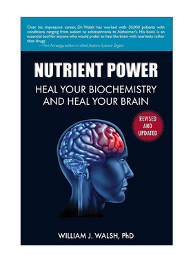 Nutrient Power 营养力量 治愈你的生物化学和大脑 儿童抽搐症进口原版英文书籍