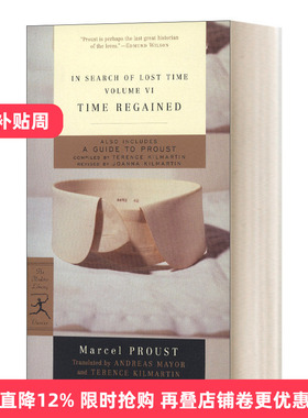 英文原版 In Search of Lost Time Volume VI Time Regained 追忆似水年华 卷六 英文版 进口英语原版书籍