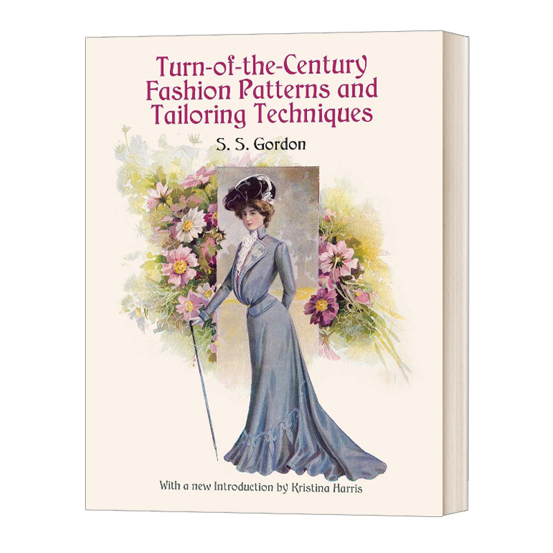 英文原版 Turn-of-the-Century Fashion Patterns 服装设计剪裁纸样制版经典版型 英文版 进口英语原版书籍