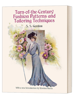 英文原版 Turn-of-the-Century Fashion Patterns 服装设计剪裁纸样制版经典版型 英文版 进口英语原版书籍