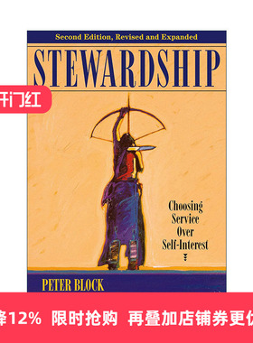 英文原版 Stewardship 管理宝典 服务至上 企业管理 Peter Block 英文版 进口英语原版书籍