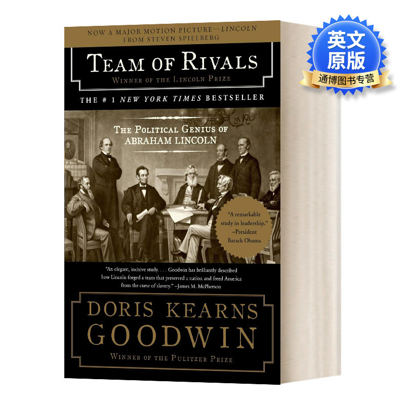Team of Rivals  林肯与劲敌幕僚 Doris Kearns Goodwin进口原版英文书籍