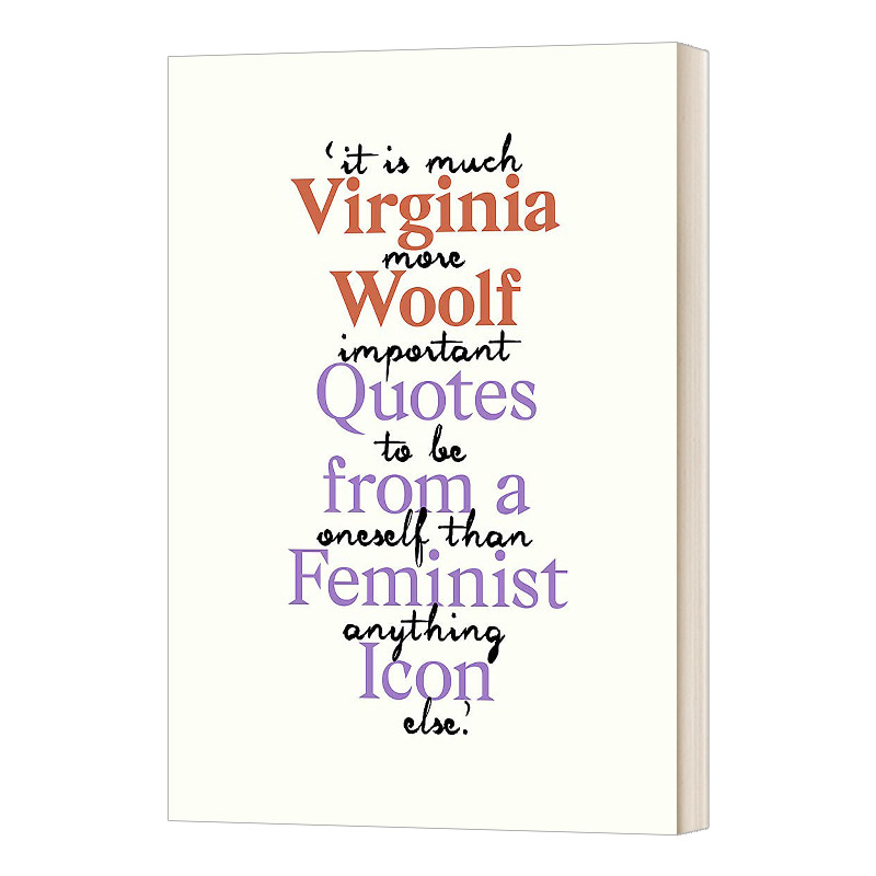 英文原版 Virginia WoolfInspiring Quotes from an Original Feminist Icon  维吉尼亚 伍尔夫名言录 英文版 进口英语原版书籍