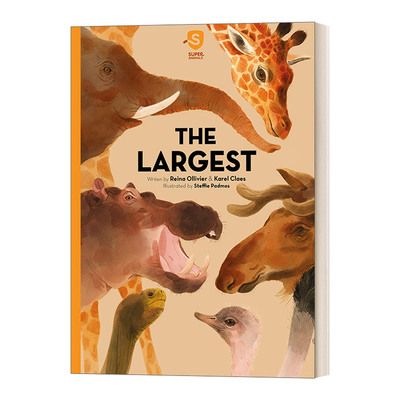 英文原版 Super Animals.The Largest Super Animals  3 超级动物3 地球上至大的动物 儿童精装生物学科普绘本 英文版 进口书籍