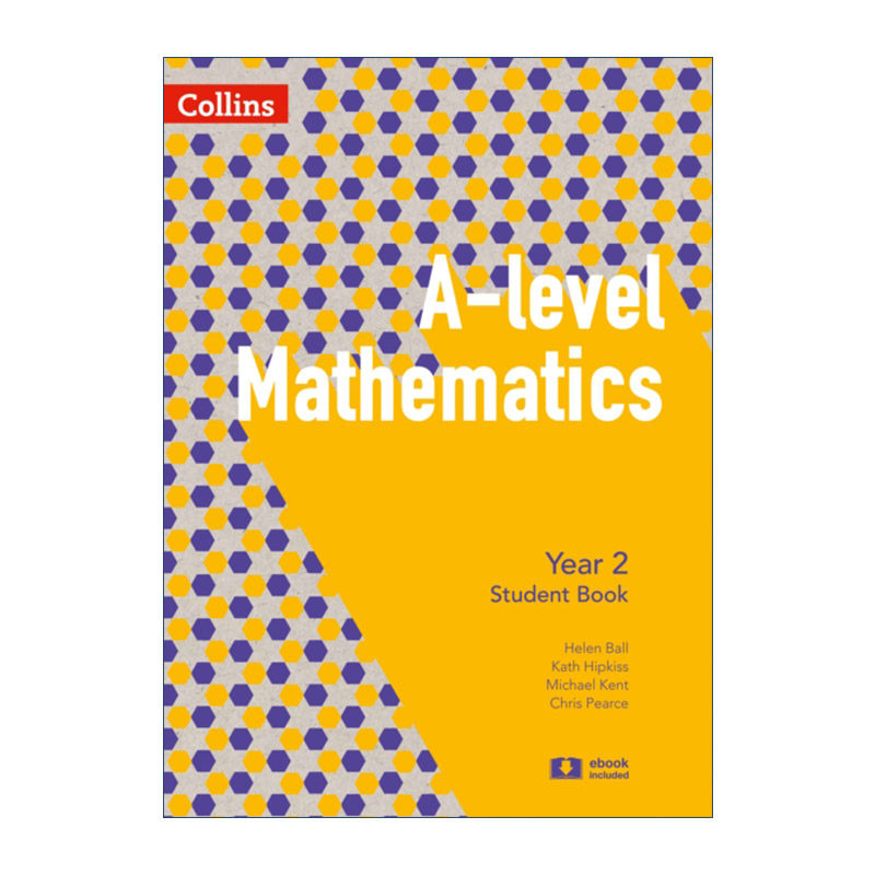 英文原版 Collins A Level Mathematics Student Book Year 2 柯林斯英国A-Level数学学生用书2 英文版 进口英语原版书籍