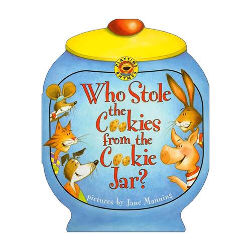 英文原版 Who Stole the Cookies from the Cookie Jar 谁从饼干罐里偷走了饼干 异形纸板书 英文版 进口英语原版书籍