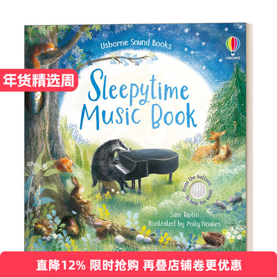 Sleepytime Music Book 睡眠时间音乐书 趣味音乐发声书进口原版英文书籍