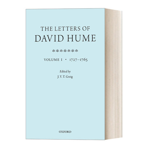 The Letters of David Hume 大卫休谟书信集第1卷进口原版英文书籍