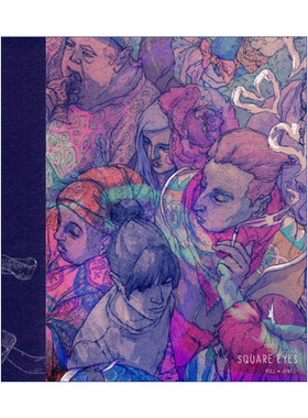 英文原版 Square Eyes 方眼睛 Anna Mill Luke Jones赛博漫画 精装 英文版 进口英语原版书籍