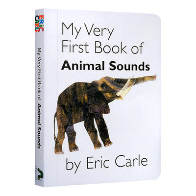 英文原版 My Very First Book of Animal Sounds 我的一本动物叫声书 连连看纸板书Eric Carle 英文版