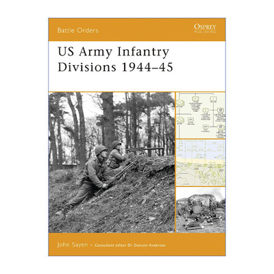 英文原版 US Army Infantry Divisions 1944–45 二战美国步兵师1944-1945 作战序列系列 英文版 进口英语原版书籍