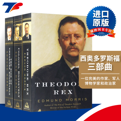 英文原版 Edmund Morris's Theodore Roosevelt Trilogy Bundle 西奥多 罗斯福三部曲 精装 英文版 进口英语原版书籍