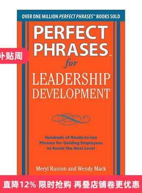 英文原版 Perfect Phrases For Leadership Developme 领导力发展的完美用语 英文版 进口英语原版书籍