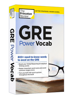 GRE Power Vocab GRE词汇 英语单词书籍进口原版英文书籍