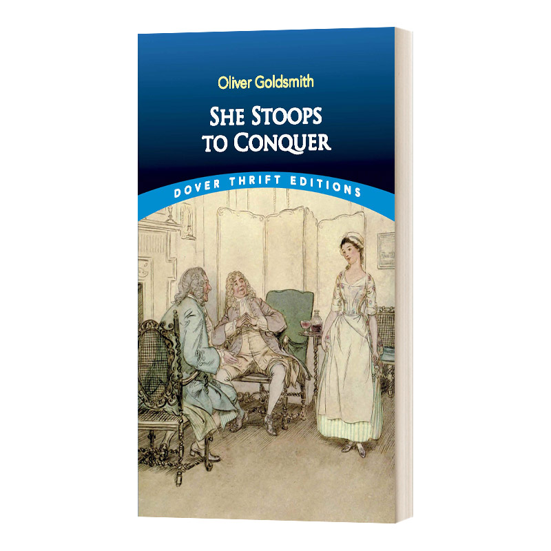 英文原版 She Stoops to Conquer 她俯首称臣 Dover Thrift Editions 英文版 进口英语原版书籍