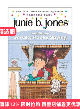 英文原版 Junie B Jones and Some Sneaky Peeky Spying Junie B Jones 04 朱尼琼斯系列4 一些鬼鬼祟祟的间谍 儿童章节桥梁书
