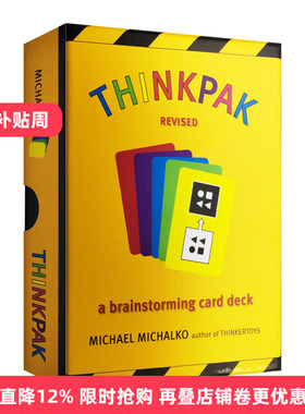 英文原版 Thinkpak A Brainstorming Card Deck 头脑风暴卡片 Michael Michalko 米哈尔科商业创意全攻略配套 英文版 进口英语书籍