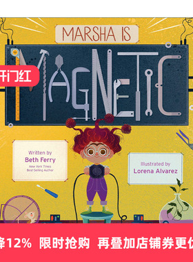 Marsha Is Magnetic 玛莎很有“吸引力” 精装绘本 做自己进口原版英文书籍