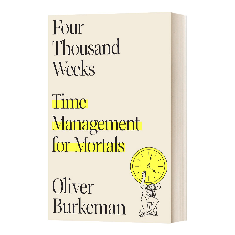Four Thousand Weeks 人生四千个星期  精装 时间管理书进口原版英文书籍