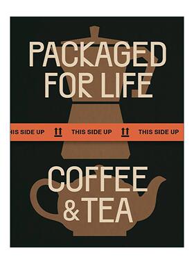 英文原版 Packaged for Life Coffee and Tea 生活包装设计 咖啡和茶 日常物品的包装设计精装 英文版 进口英语原版书籍