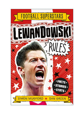英文原版 Football Superstars Lewandowski Rules 足球明星特辑 罗伯特·莱万多夫斯基 英文版 进口英语原版书籍