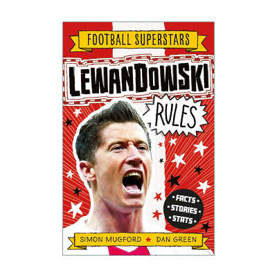 英文原版 Football Superstars Lewandowski Rules 足球明星特辑 罗伯特·莱万多夫斯基 英文版 进口英语原版书籍