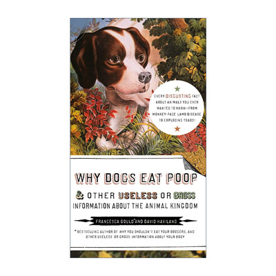 英文原版 Why Dogs Eat Poop and Other Useless or Gross Information About the Animal Kingdom 狗为什么改不了吃屎 进口书籍