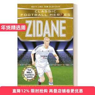 Zidane 经典足球明星人物传记 齐达内 Classic Football Heroes进口原版英文书籍